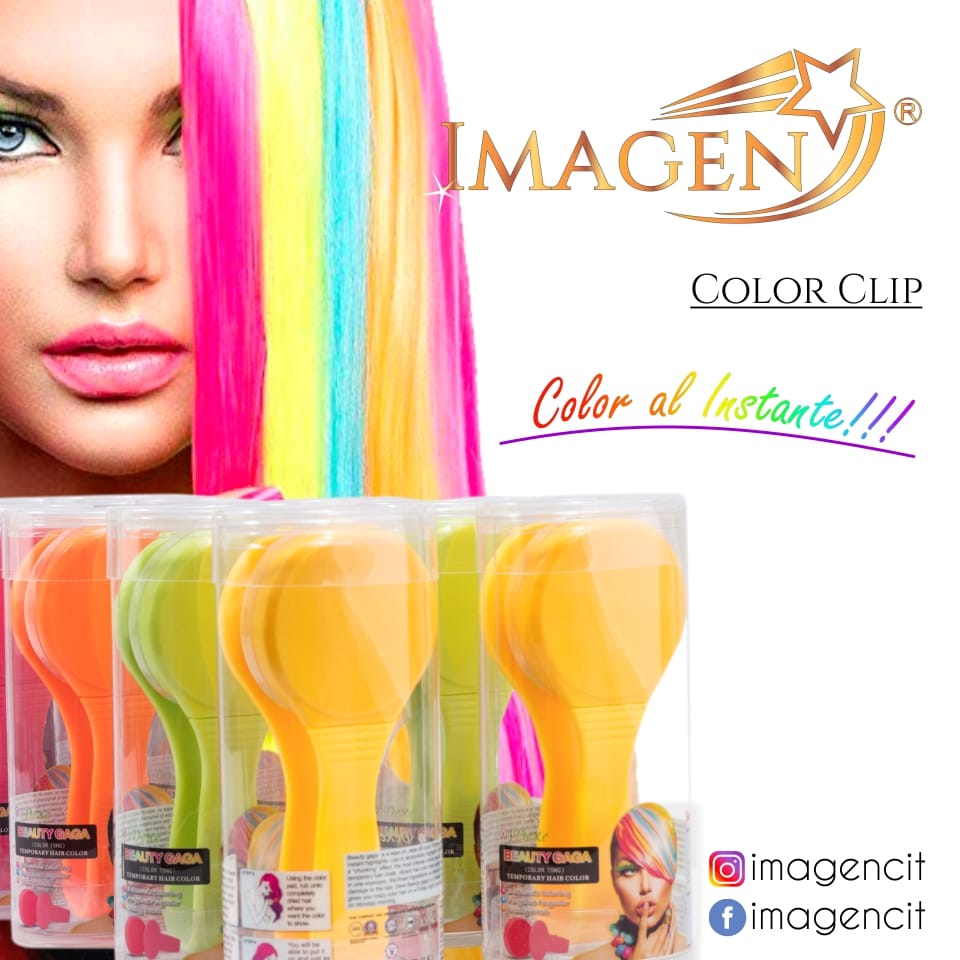 CLIPS Tinte Temporal - PAQUETE 12 COLORES