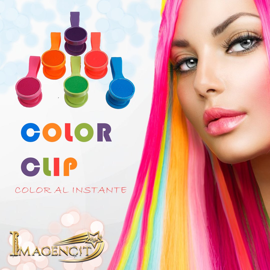CLIPS Tinte Temporal - PAQUETE 12 COLORES