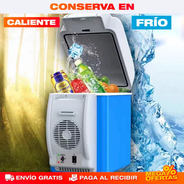 MINI REFRI 7.5LITROS PARA CARRO Y HOGAR