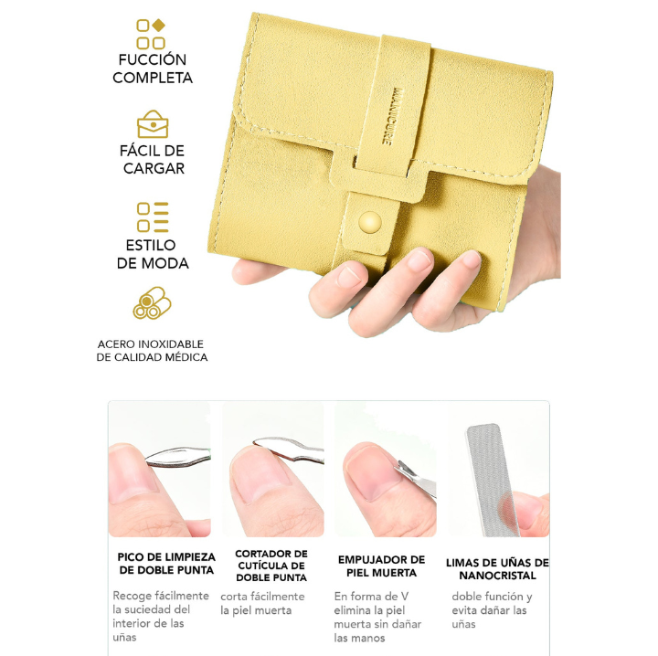 CleanCut™ SET DE MANICURE Y PEDICURE PROFESIONAL