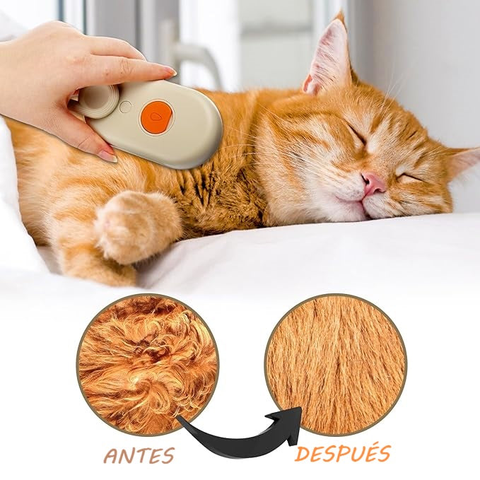 SteakmBrush® CEPILLO DE VAPOR PARA MASCOTAS