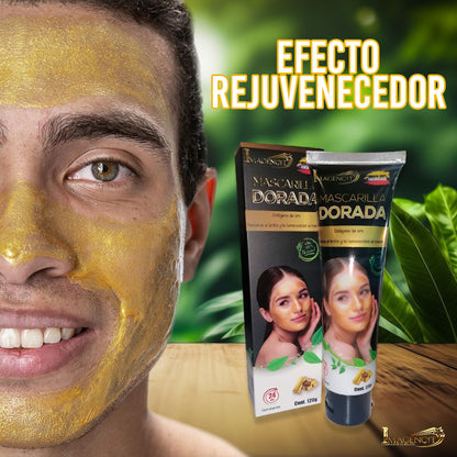 MASCARILLA FACIAL DE ORO EFECTO REJUVENECEDOR