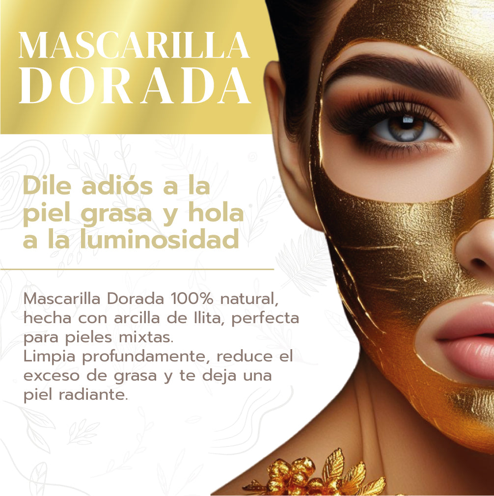 MASCARILLA FACIAL DE ORO EFECTO REJUVENECEDOR