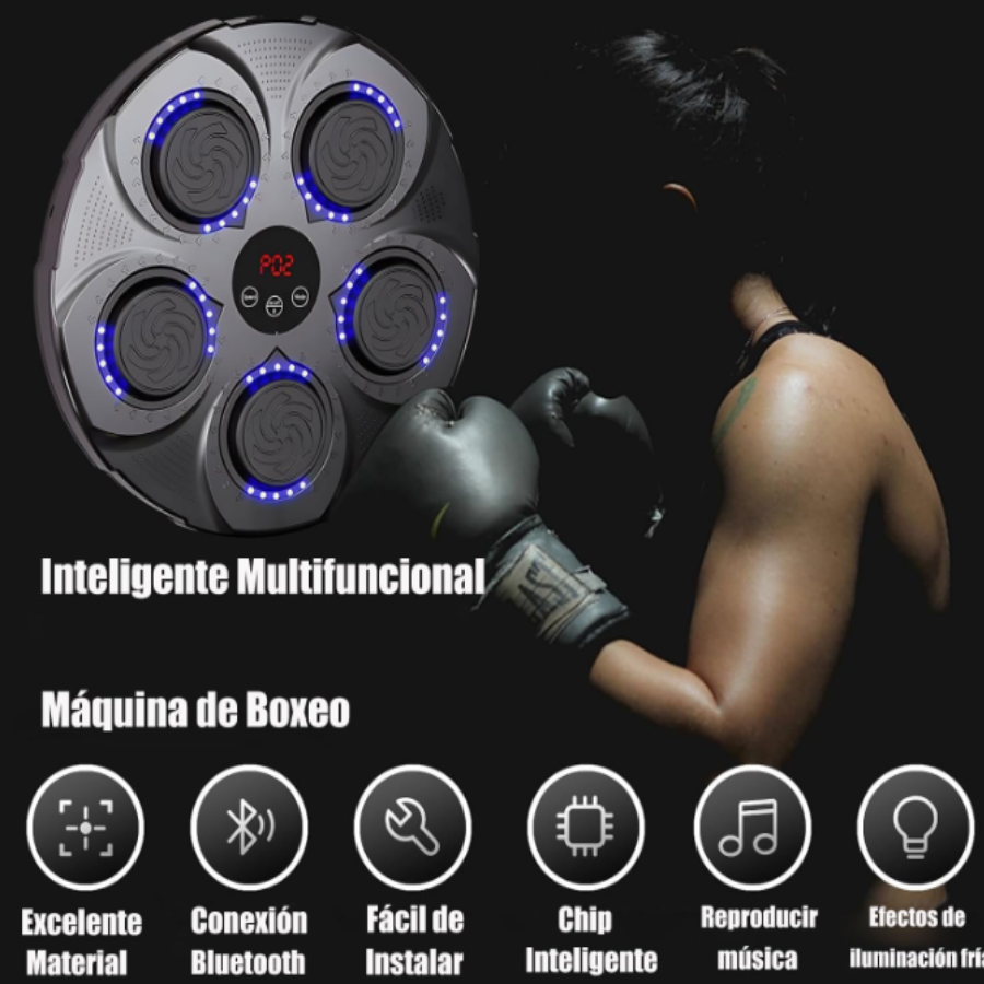 Maquina De Boxeo Musical Recargable Bluetooth