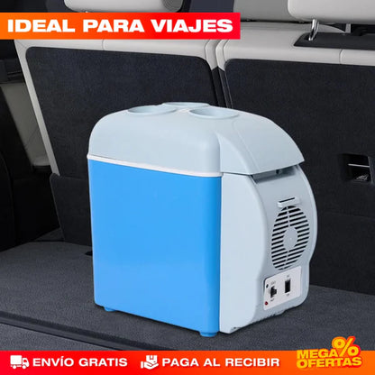 MINI REFRI 7.5LITROS PARA CARRO Y HOGAR