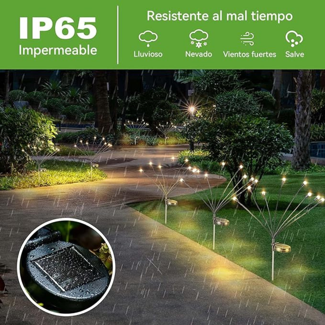 GlowGarden™ Lampara solar de Jardin - 2 Piezas