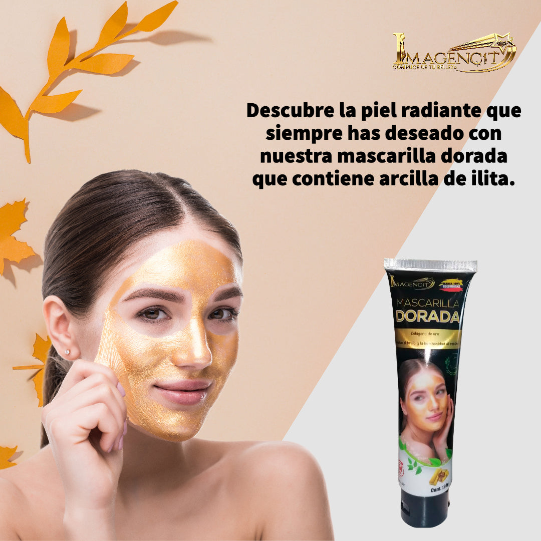 MASCARILLA FACIAL DE ORO EFECTO REJUVENECEDOR