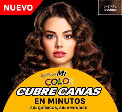 MiColor® SHAMPOO CON TINTE ROJO - PAQUETE DE 10 SOBRES