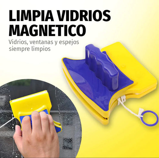 LIMPIADOR DE VIDRIOS MAGNETICO DOBLE 🧼