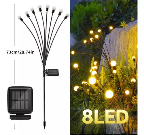 GlowGarden™ Lampara solar de Jardin - 2 Piezas