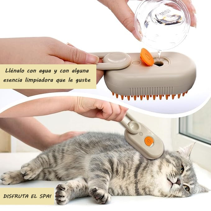 SteakmBrush® CEPILLO DE VAPOR PARA MASCOTAS