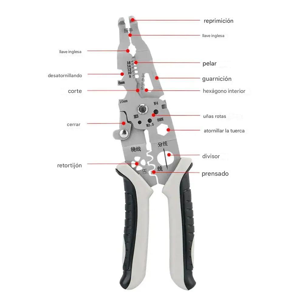 HEAVYDUTY ⚙️- HERRAMIENTA PELACABLES MULTIUSOS