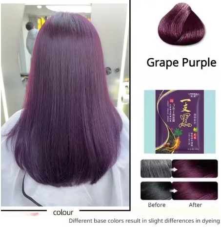 SHAMPOO CON TINTE VEGETAL - PAQUETE DE 10 SOBRES